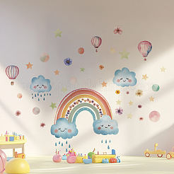 Полупрозрачные самоклеящиеся наклейки на стену из ПВХ STIC-WH0015-365