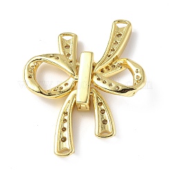 Реечное покрытие латунь микро паве прозрачный кубический цирконий складные застежки&nbsp;KK-G448-02G