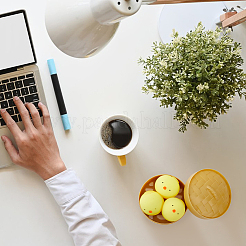 2 набор 2 цветов tpr имитация паровой плюшевой булочки игрушка для снятия стресса&nbsp;AJEW-DR0001-38