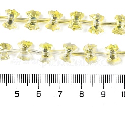 Стеклянные бусины с гальваническим покрытием &nbsp;EGLA-B007-03A-HP01