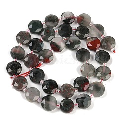 Нити из натуральных африканских кровавых камней G-C116-A32-01