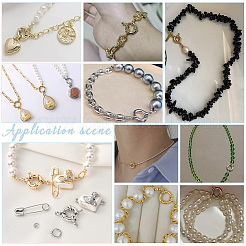 15 комплект латунных пружинных кольцевых застежек FIND-UN0015-73