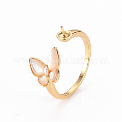 Настройки кольца для пальцев манжеты из латуни&nbsp;LS-KK-S356-266-NF