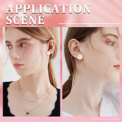 2 пара сережек-гвоздиков 2 размера 925 из стерлингового серебра FIND-BBC0001-47G