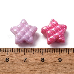 Светящиеся и УФ-покрытые непрозрачные акриловые бусины&nbsp;OACR-G052-08