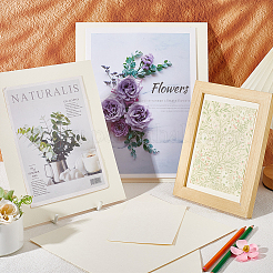 Прямоугольная бумажная фоторамка аксессуары&nbsp;AJEW-WH20048-32A-01