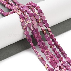 Окрашенные синтетические нити из имперской яшмы&nbsp;G-M403-A35-01