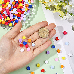 Непрозрачные акриловые бусины&nbsp;MACR-SP0002-06B