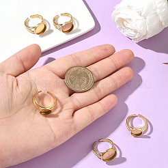 6 шт. 3 стиля манжетных колец из нержавеющей стали 304&nbsp;STAS-BBC0008-14G