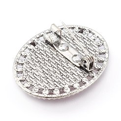 Брошь из смешанных драгоценных камней JEWB-BR00055