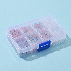 6 стиль светящихся акриловых и прозрачных пластиковых бусин&nbsp;MACR-FS0001-24