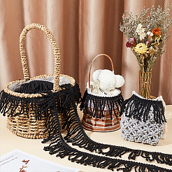 Хлопковая лента с кисточками OCOR-GA0001-45B