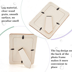 20 шт. деревянные подставки для фоторамок&nbsp;DIY-OC0011-78