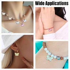 108шт 9 цвета прозрачные стеклянные подвески PALLOY-GO00074