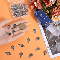 50 шт. подвески из сплава в тибетском стиле с осенней тематикой&nbsp;FIND-SC0006-37