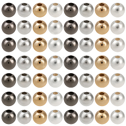 2400 шт. 4 цвета круглые пластиковые бусины-разделители ccb&nbsp;CCB-PA0001-05B