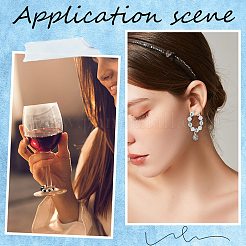 240 шт. 6 размера 316 хирургическая нержавеющая сталь винные бокалы кольца подвески STAS-SC0007-25