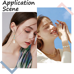 96шт эмалевые бусины из сплава&nbsp;FIND-SC0014-51B