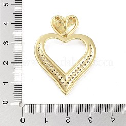 Покрытие стойки латунь микропаве прозрачные подвески из кубического циркония&nbsp;KK-H474-19G-07