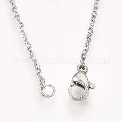 Не тускнеющие подвески из нержавеющей стали 201 NJEW-T009-JN024-1-45