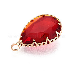 Прозрачные стеклянные подвески&nbsp;KK-N283-02F-G