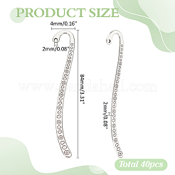 40 шт. закладки из сплава в тибетском стиле FIND-ME0002-21