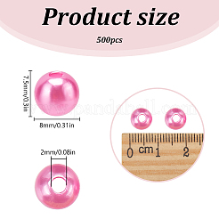 Имитация жемчуга акриловые OACR-SP0001-23B-02