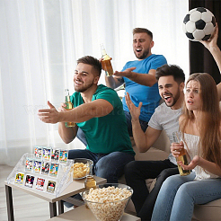 5-уровневая пластиковая стойка для дисплея для мини-карты DJEW-WH0028-002B