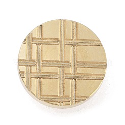 Текстура тема круглая латунная головка штампа&nbsp;AJEW-M036-06B-G