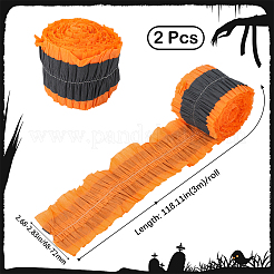 Гирлянда ручной работы из рулона гофрированной бумаги DIY-WH20063-016C