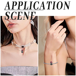 1 шт. 925 бусины из стерлингового серебра с кубическим цирконием европейские&nbsp;STER-BBC0005-73