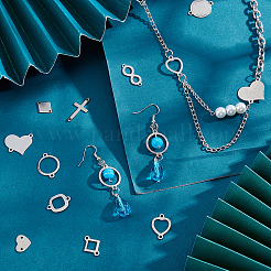 112 шт. 14 стиля 201 подвески-соединители из нержавеющей стали&nbsp;STAS-PH0004-31