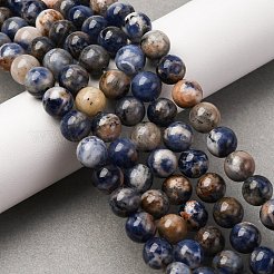 Природный содалит бисер нитей G-D481-12B