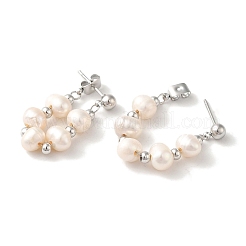 Серьги-гвоздики из нержавеющей стали 304 EJEW-C085-05P