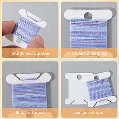 120 шт. пластиковые доски для намотки ниток TOOL-CY0001-01