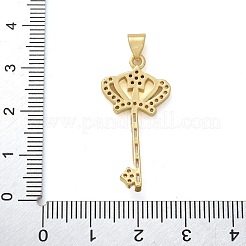 Латунные микро проложить кубического циркония подвески&nbsp;KK-M319-18G