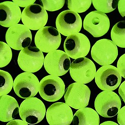 Светящиеся и печатные непрозрачные акриловые бусины&nbsp;LACR-G050-01C