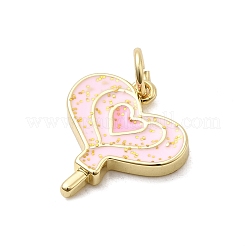 Латунь эмаль подвески&nbsp;KK-P338-32G-02