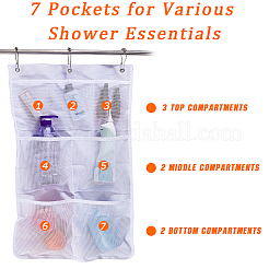 Органайзер для душа из ткани оксфорд и полиэстеровой сетки&nbsp;FIND-WH20019-92