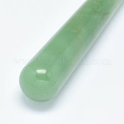 Натуральные зеленые авантюрные массажные палочки DJEW-E004-01B