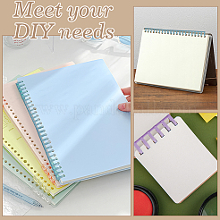 21 шт. 7-цветные пластиковые папки-регистраторы с шарнирными зажимами&nbsp;AJEW-ME0002-17