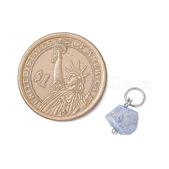 Гальванизированные натуральные кварцевые подвески&nbsp;PALLOY-JF04535-02