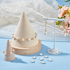 1 набор 26 стилей натуральных пресноводных ракушек-бусин с соединителями FIND-PH0008-08