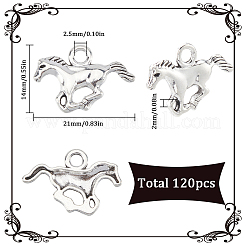 120 шт. Подвески из сплава в тибетском стиле TIBEP-SC0003-09