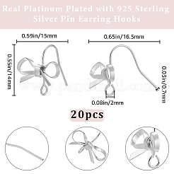 20 шт латунные серьги крючки KK-BBC0020-59