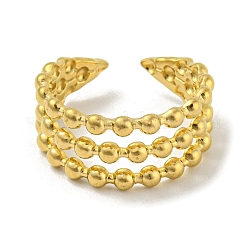 Открытое манжетное кольцо из нержавеющей стали 304&nbsp;RJEW-C067-24G