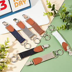 Ahademaker 6 шт. 6 цвета сплав и железный зажим для шляпы для путешествий&nbsp;AJEW-GA0004-62A