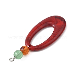 Непрозрачной акриловые большие подвески&nbsp;PALLOY-JF04706