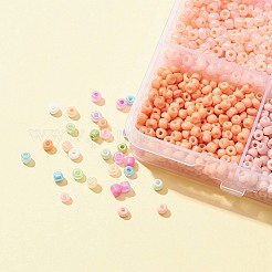 180 г 15 стиль 8/0 краска для выпечки и цейлонские круглые стеклянные бусины SEED-FS0001-04