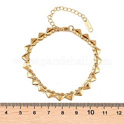 Браслеты-цепочки в форме сердца из нержавеющей стали 304 для женщин&nbsp;STAS-H249-19G